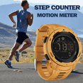 thumbnail image 3 of findtime Digital Watches for Men Pedometer Step Calorie Counter Watch 5ATM Waterproof Sport Military Tactical Watch Stopwatch Countdown Alarm Sports Distance Record, 3 of 7