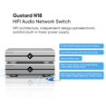 thumbnail image 3 of Conmutador de red de audio Gustard N18 HiFi 1* SFP 2* LAN 10/100/1000M, 3 of 8