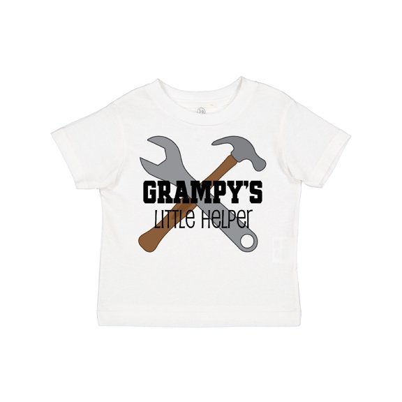 Inktastic Grampy Grandpa's Little Helper Boys Toddler T-Shirt