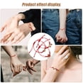 thumbnail image 4 of 3pcs Creative Ox Year Bracelet Female Red Rope Wrist Decor Stylish Jewelry Random Style, 4 of 5