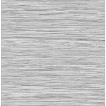 Stacy Garcia Home Moonstone Grey Grasscloth Peel and Stick Wallpaper