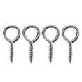 thumbnail image 5 of Silver Screw Eye Pins for Jewelry Making 50 Pieces Carbon Steel Findings Small Size, 5 of 10