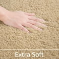 thumbnail image 2 of Lochas Beige Polyester Bath Rug, 36" x 24", Machine Washable, 2 of 12