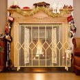 thumbnail image 5 of Amagabeli 39X31In Fireplace Screens for Wood Burning Fireplace Single Panel Wrought Iron Fireplace Cover Fire Spark Guard for Indoor Outdoor Fire Screens for Fireplaces Golden, 5 of 8
