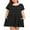 Black, variant on VEPKUL Womens Plus Size Dresses with Pockets Casual Short Sleeve Dress Loose A Line Flowy Swing 14-SteelBlue_1X