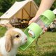 thumbnail image 5 of Vaso de agua portátil para mascotas para exteriores: botella de viaje plegable para perros con bandeja para beber que evita que se moje la boca, ideal para paseos, excursiones y viajes en coche., 5 of 6