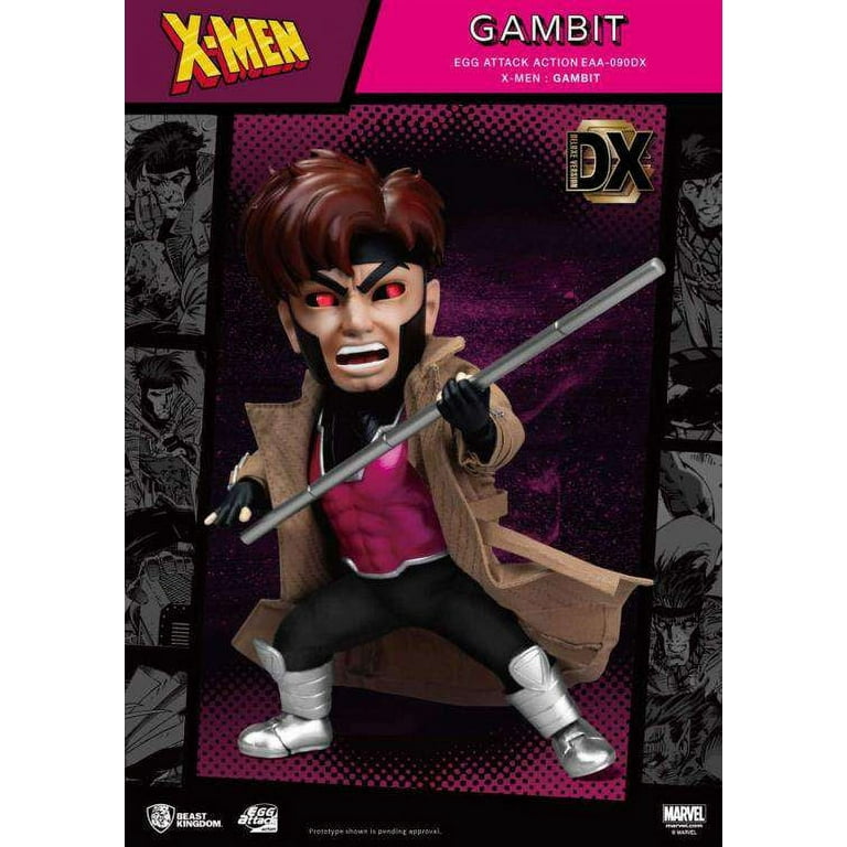 Beast Kingdom X-Men Gambit Action Figure – 6" Egg Attack With Cloth Costume & 26 Points Articulation | Marvel Collectible