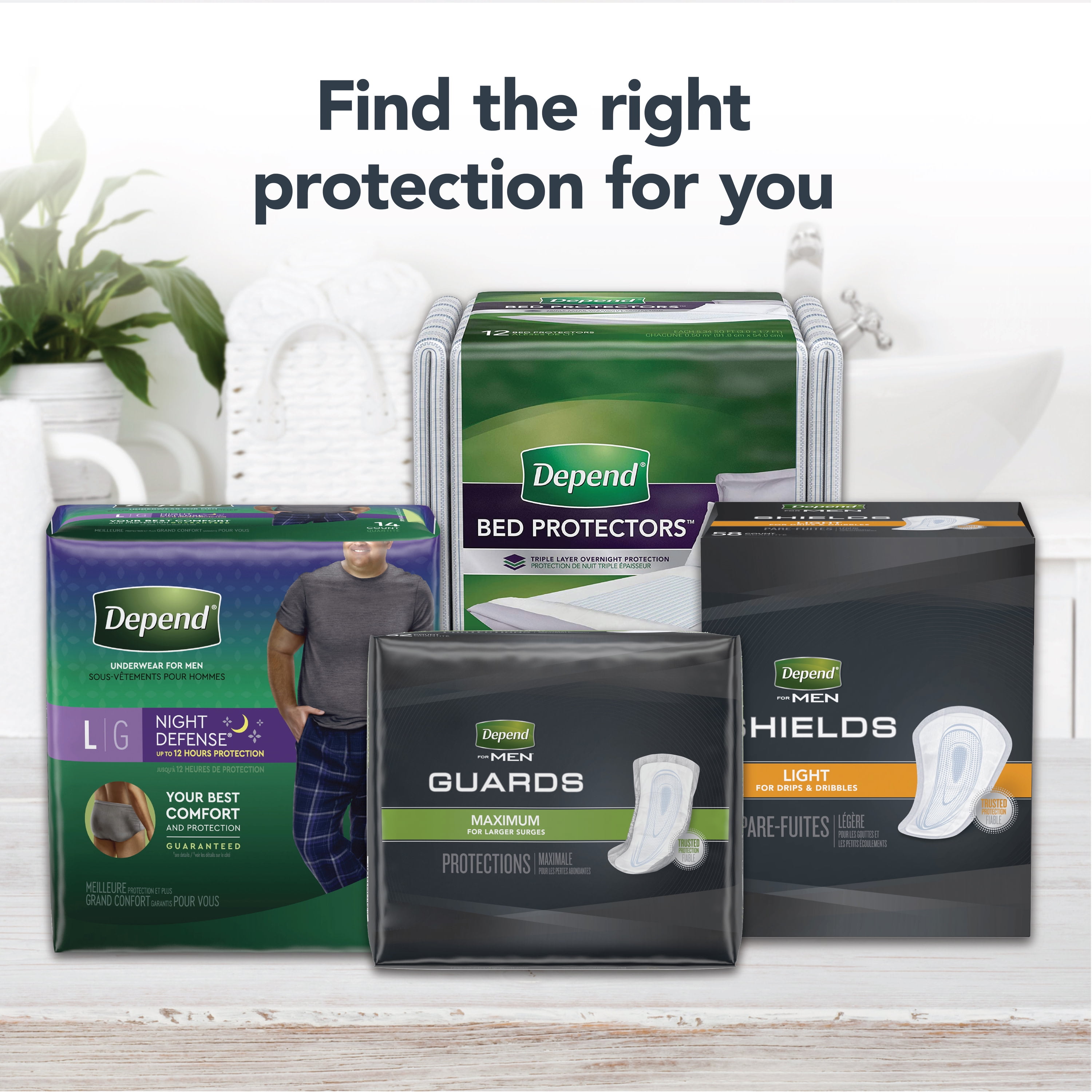 Depend Bed Pads Underpads For Incontinence Waterproof Overnight Absorbency 12 Count Walmart Com Walmart Com