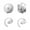 White Translation Version, variant on TWS Wireless Earbuds with Hanging Coconut Ball Design, Supports Over 150 Languages, No-Latency Music, Conference Recording Translation, Real-Time Voice Translation, Fast Charging with Free Lanyard