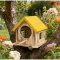 thumbnail image 7 of Hanging Wooden Bird House and Feeder for Outside, Squirrel Proof & Weatherproof, Easy to Fill with Bird Seed, Attracts Wild Birds, Ideal Gift, 7 of 7