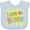 AE-Light Blue, variant on Inktastic I Love My Nonni Sun and Rainbow Letters Boys or Girls Baby Bib