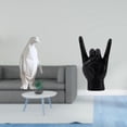 thumbnail image 2 of Escultura De Dedo Con Gesto De Mano De Pingüino, Figura Coleccionable, Adorno Decorativo De Resina, Estatua De Animal, Escultura Creativa Para Inauguración De La Casa, Mesa, Bar, Dormitorio,, 2 of 8
