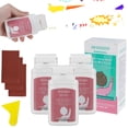 thumbnail image 2 of 3 Pcs Petit Rouleau Patch Mural Mini Pâte de Réparation Murale Rouleau avec 3 Papiers de Verre 1 Grattoir Séchage Rapide Petit Rouleau Pinceau Outil de Réparation Mural Réutilisable pour Réparation DIY Graffiti, 2 of 11
