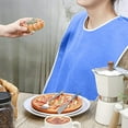 thumbnail image 6 of HomeKingdee Adult Bibs for Men and Women, Bib for Elderly, Reusable Terry for Elderly Senior,Clothing Protector With Crumb Catcher, Adult For Eating, 6 of 6