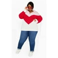 thumbnail image 2 of Avenue Women's Plus Size Colour Trio Sweater, 2 of 2