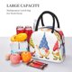 thumbnail image 5 of Easygdp Autumn Funny Gnomes Bolsa de Almuerzo Insulada Grande, Forro de Aluminio, Diseño Espacioso, a Prueba de Fugas, Ideal para Trabajo, Picnics, Viajes y Actividades al Aire Libre, 5 of 6