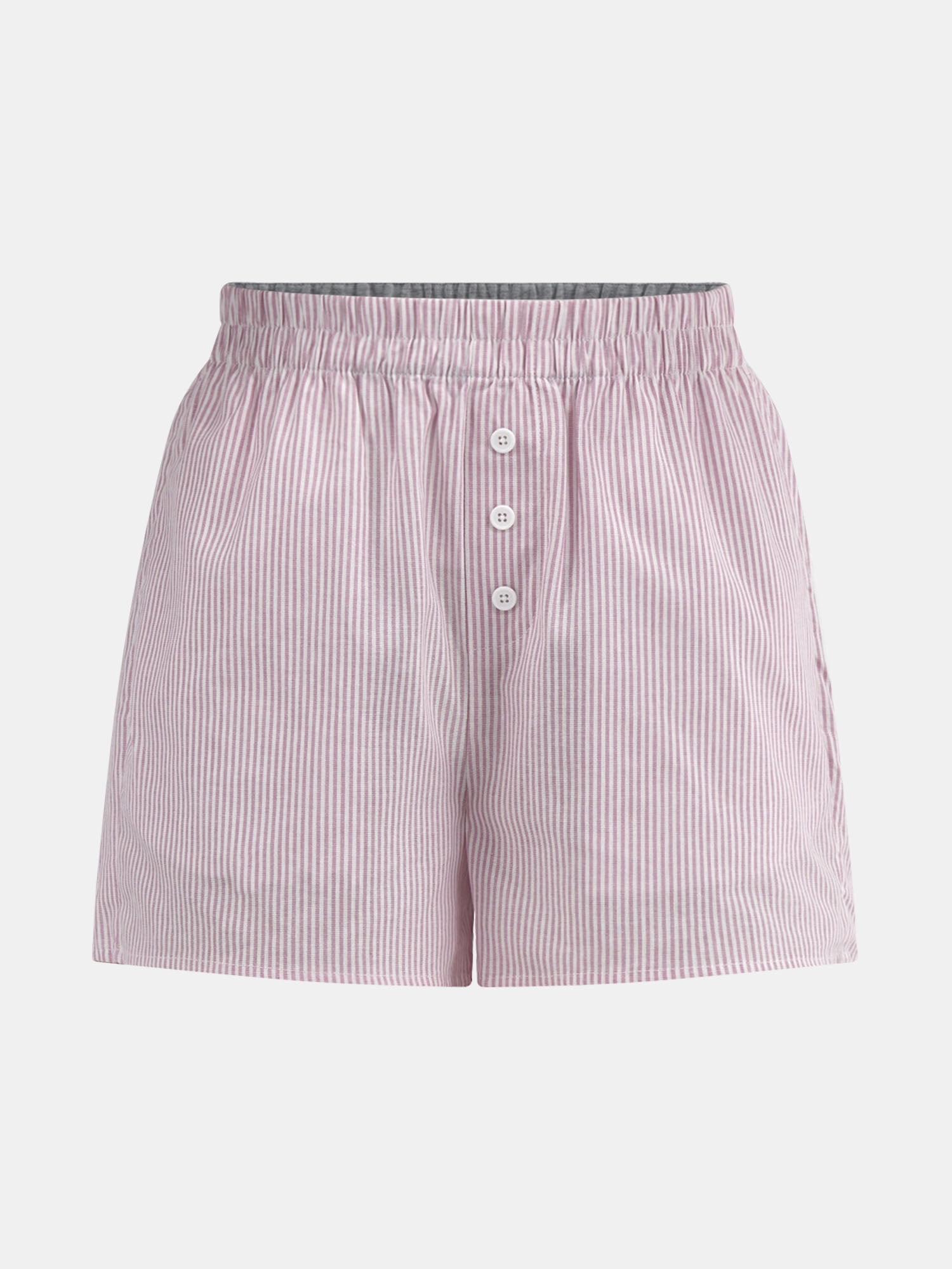 No Boundaries Cotton Boxer Shorts with Rollover Waist, 3'' Inseam, Women's
