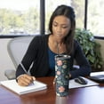 thumbnail image 4 of 20oz Pioneer Flower Skinny Tumblers Stainless Steel Tumbler with Lid and Straw,Vacuum Insulated Double Wall Travel Tumbler Cups with Cleaning Brush for Coffee,Tea, 4 of 6