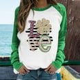 thumbnail image 1 of Ichuanyi liquidación de la primavera de la primavera de la mujer del día de San Patricio Copas de camiseta casual de cuello largo impreso ICHUANYI WER202308212018, 1 of 6