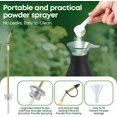 thumbnail image 5 of 1 Pack Powder Duster with Large Rubber Bulb and Long Brass Tube, Diatomaceous Earth Applicator for Indoor and Outdoor Use, Includes Funnel and Spoon, 5 of 7
