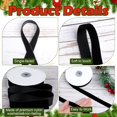 thumbnail image 3 of Cinta decorativa Jutom Christmas Velvet de 30 yardas, color negro, 3 of 7