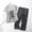 J-Dark Gray, variant on 2025 Women Cotton Pajamas Set Cute Pajama Set for Women Short Sleeve Top Capri Lace Pajama Set Pants Sleepwear