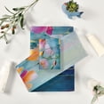 thumbnail image 6 of 3 Piece Bath Towels Set Bath Towel, Hand Towel and Face Towel for Bathroom, Gym, Hotel Watercolor Wildflowers Painting, 6 of 8