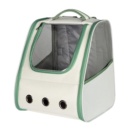 Pet Carrier Backpack Travel Bag Cage Space Capsule Bubble Green