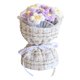 thumbnail image 5 of Ramo de flores de ganchillo hecho a mano, ramo de punto, decoración de mesa completa, regalo del Día de la madre para el día de San Valentín, regalo violeta, 5 of 8