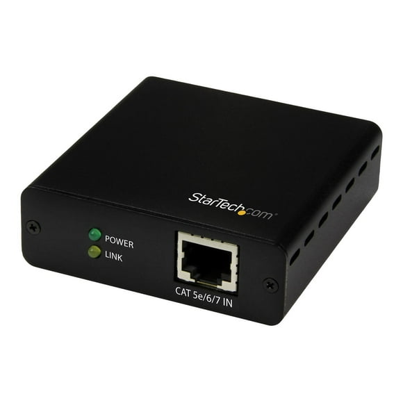 StarTech.com 3 Way HDMI Splitter - HDBaseT Extender Kit w/ 3 Receivers - 1x3 HDMI over CAT5e / CAT6 Splitter - 3 Port HDBaseT HDMI Extender - Up to 4K (ST124HDBT) - Video/audio extender - up to 230 ft