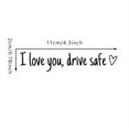 thumbnail image 5 of relayinert 12piece Drive Safe With Love Waterproof Vinyl Car Sticker For Rearview Mirror Safe Driving pink, 5 of 5