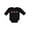 AB-Black, variant on Inktastic Sock Monkey Heart Border Boys or Girls Long Sleeve Baby Bodysuit