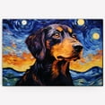 thumbnail image 3 of Appenzeller Sennenhund Dog Canvas Van Gogh Starry Night Wall Art Gifts Canvas Wall Art Frame Music Artist Customized Canvas Framed Photo Art Work For The Bedroom(Gifts For Dog Lover ), 3 of 6