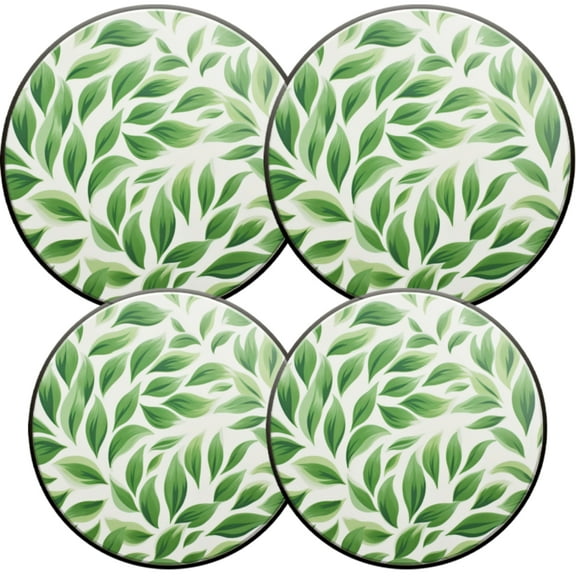 Gas Stove Burner Cover,Electric Stove Top Protector,Easy to Clean,The Fresh Allure of a Nature - inspired Leaf Design