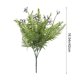 thumbnail image 3 of Qazbgdl - Hojas Persas Artificiales con Mariposas, Paquete de 5 Flores Falsas de Plástico Morado, Amarillo, Rosa, Blanco y Verde para Decoración de Jarrones, Arreglos Florales de 16,5 Pulgadas para S, 3 of 6
