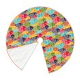 thumbnail image 2 of KLL Colorful Fish 2 Christmas Tree Skirt 36" ,Party Decorations Farmhouse for Christmas Decorations Holiday Party, 2 of 6
