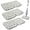 3 Pack Scrub Plush, variant on Upgraded Scrub Steam Mop Pad for Shark Steam Pocket Mop S3501 S3601 S2901 S2902 S3550 S3801 S3901 SE450 S3601D S3901D, Steam Mop Replacement Pads for All Hard Floors, 3 Pack