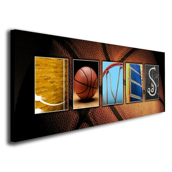Basketball Name Art - Personalized