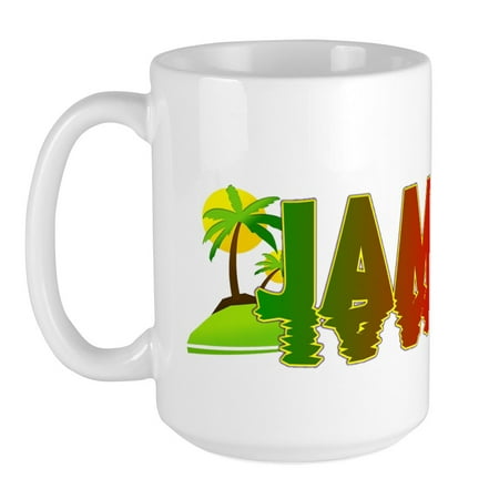 

CafePress - Jamaica Large Mug - 15 oz Ceramic Large Mug