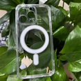 thumbnail image 2 of Funda magnética para teléfono adecuada para Apple 15 iPhone 15 funda protectora transparente funda protectora de carga inalámbrica, 2 of 4