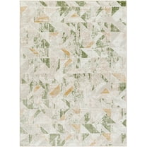 BoutiqueRugs Gonca Contemporary Area Rug - Light Gray, Nutmeg, Driftwood - 5'3" x 7'