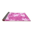 thumbnail image 2 of Ahgly Company Indoor Square Abstract Pink Modern Area Rugs, 4' Square, 2 of 4