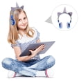 thumbnail image 3 of WHAMVOX 1Pc Cartoon Children Headset Blue Plastic Durable for Entertainment, 3 of 8