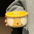 thumbnail image 3 of Ceramic Tableware Set - 1 Bowl and 1 Spoon, Microwave, Oven and Dishwasher Safe, Cute Cartoon Design, Round Bowl and Spoon, 3 of 13