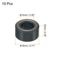 thumbnail image 2 of Uxcell 18x10x10mm Ferrite Toroid Core Inductor Coil Ring, Black 10 Pack, 2 of 5