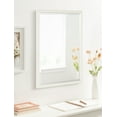 thumbnail image 6 of Kate and Laurel Makenna Traditional Rectangle Wall Mirror, 18 x 24, Soft White, Beaded Vintage Bathroom Mirror with Ornate Detailing and Beveled Edge Design, 6 of 7