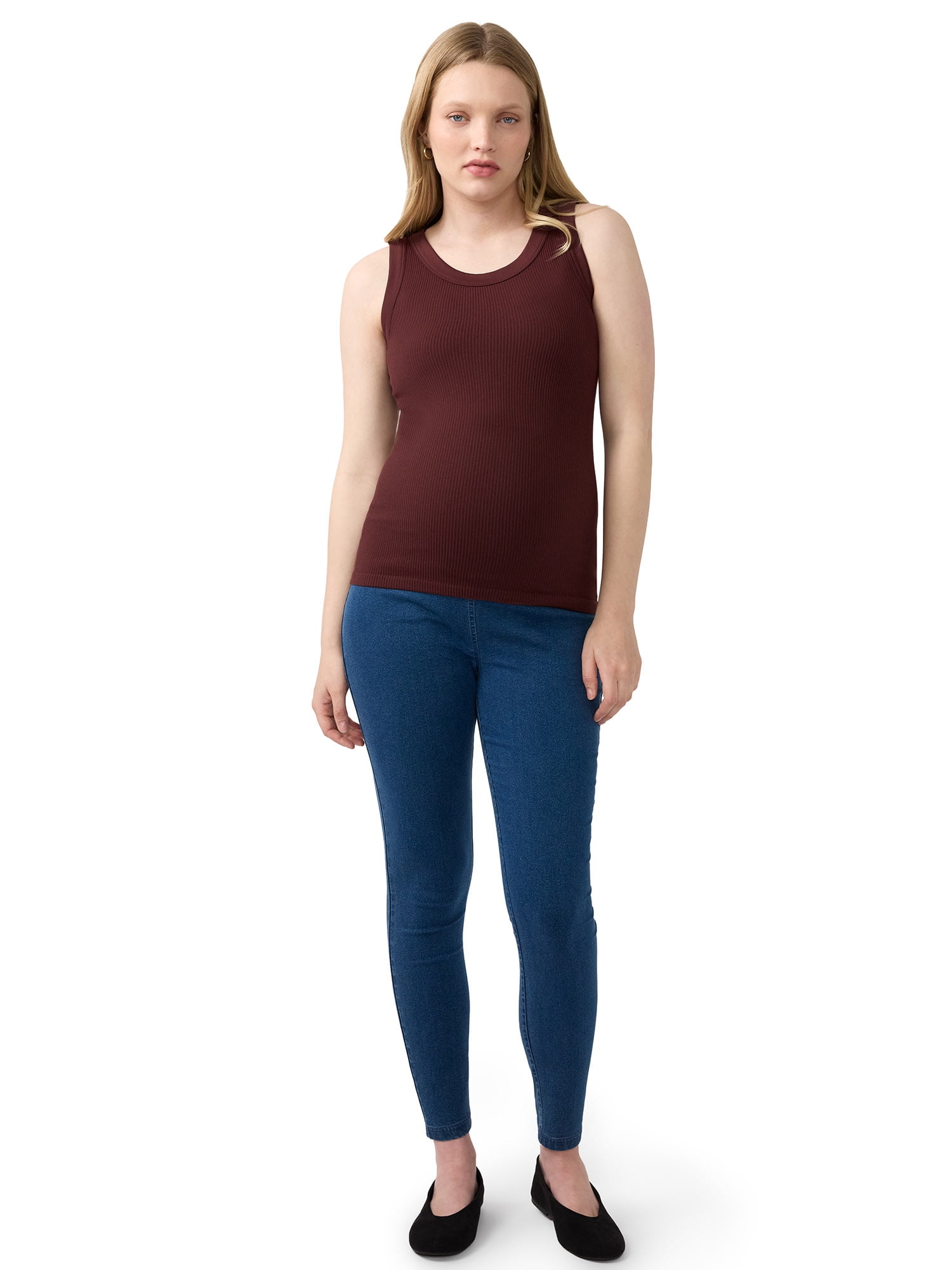Ingrid & Isabel For Every Belly Women's Maternity Seamless Ribbed Tank Top, Sizes S-XXL