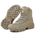 thumbnail image 2 of Kideng, botas militares para hombre, botas de combate para hombre, zapatos tácticos para hombre, zapatos de seguridad para el trabajo B21, 2 of 5