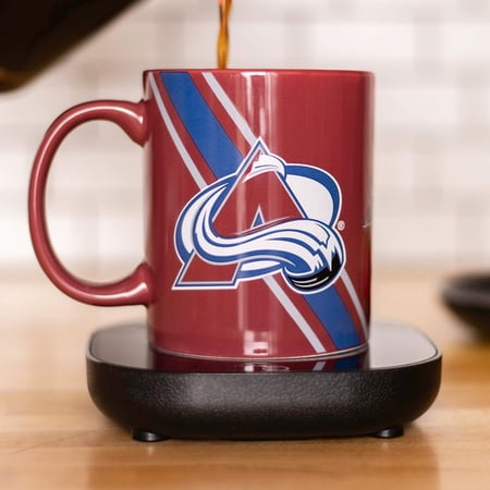 Uncanny Brands NHL Colorado Avalanche Logo 12oz Mug Warmer Set