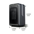 thumbnail image 2 of HIBIBUD 2026 New Space Heater Indoor Use,Heater Indoor with Remote,Fast Safety Heater,Portable Desk Heater for Bedroom,Office,Home,Black with Battery, 2 of 7